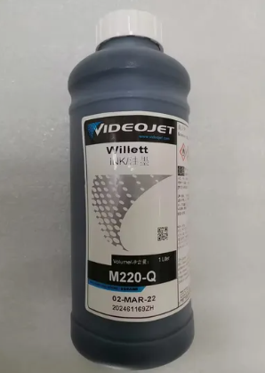 Videojet M220-Q Printer Ink 1000ml Original Willett Dod Cij Printing Ink for Vj 2120 Large Character Printer.